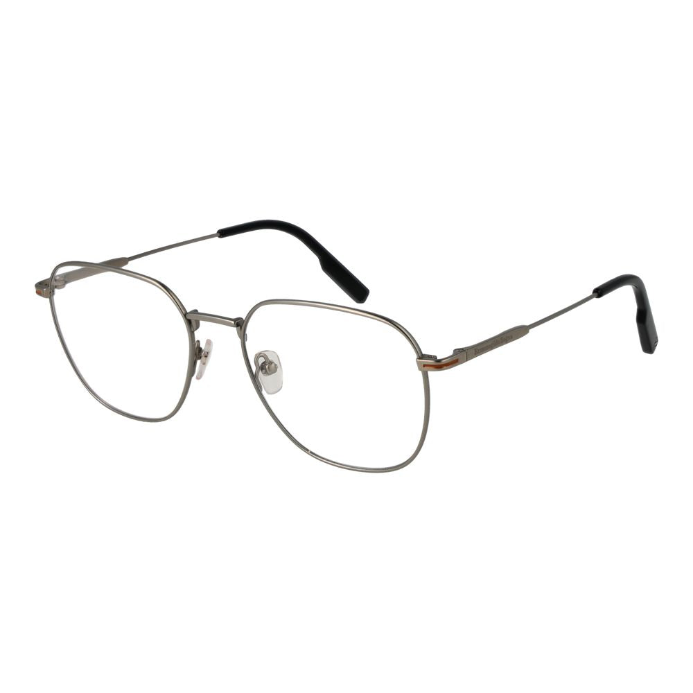 Ermenegildo Zegna Silver Men Optical Frames